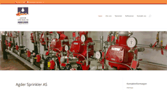 Desktop Screenshot of agdersprinkler.no