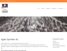 Tablet Screenshot of agdersprinkler.no